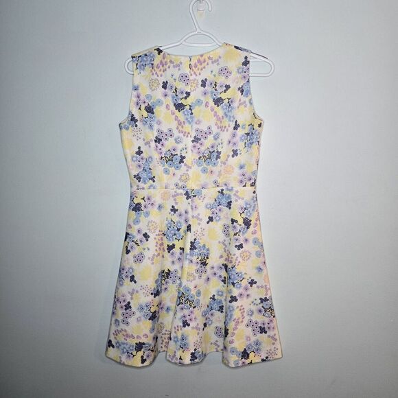 Vintage 70s Mini Dress Handmade Floral Womens M - Picture 4 of 5